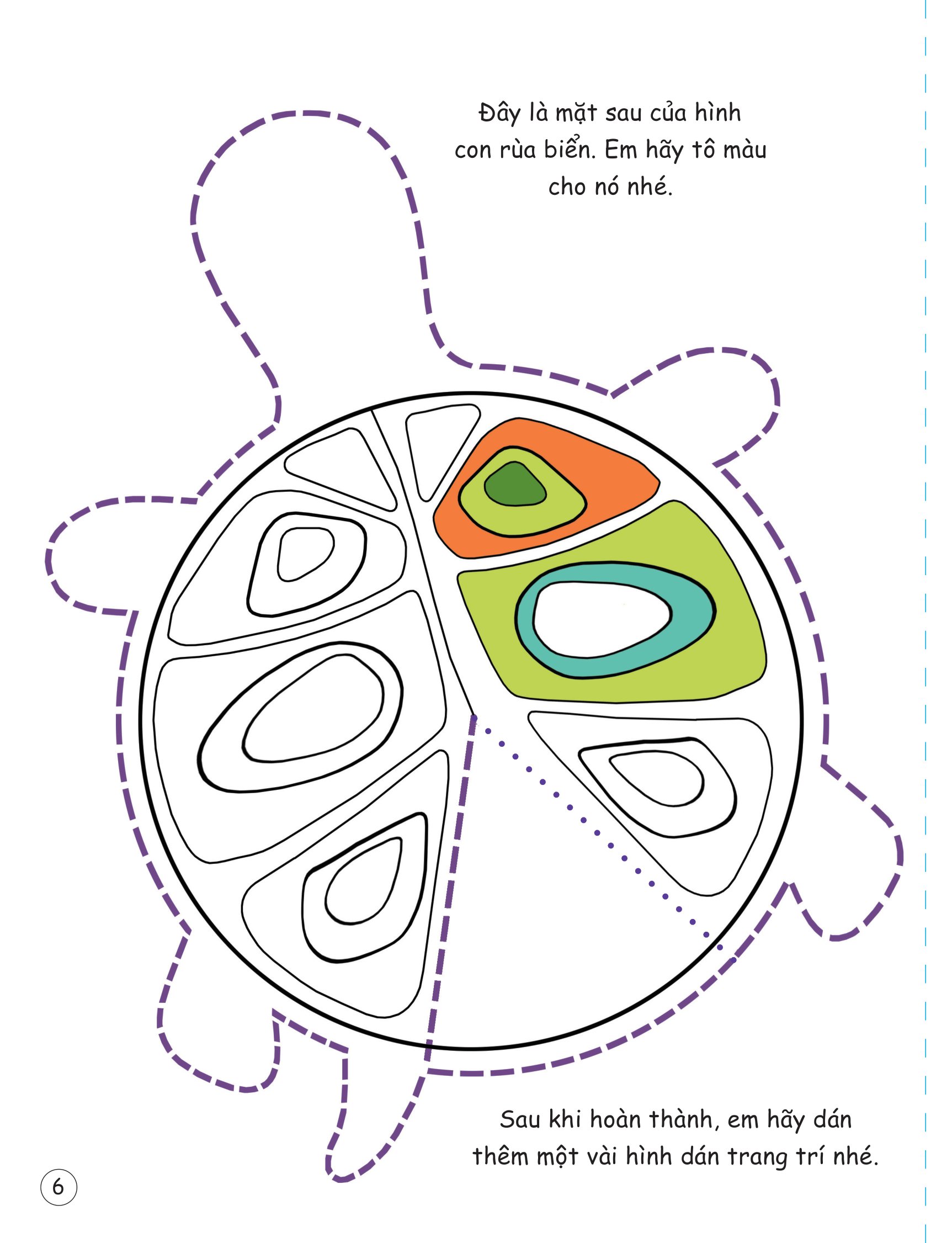 cắt, gấp, tô màu - thế giới động vật