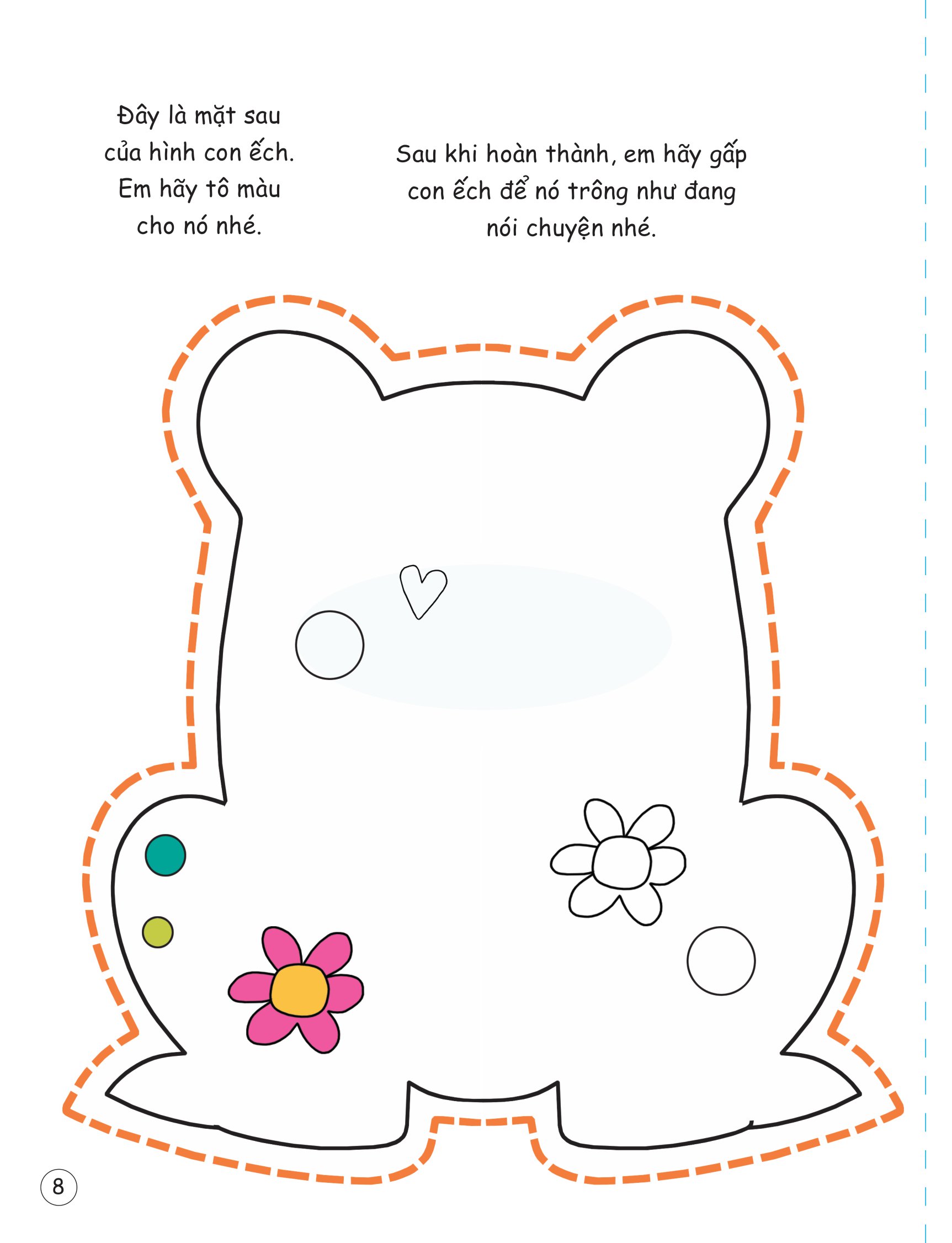 cắt, gấp, tô màu - thế giới động vật