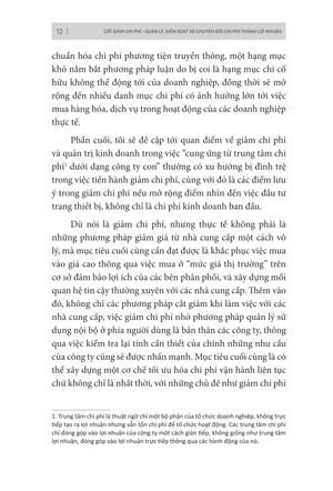 cắt giảm chi phí - quản lý kiểm soát và chuyển đổi phí thành lợi nhuận