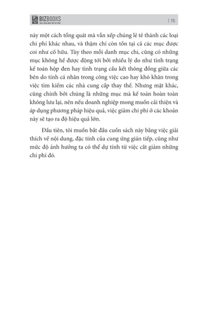cắt giảm chi phí - quản lý kiểm soát và chuyển đổi phí thành lợi nhuận