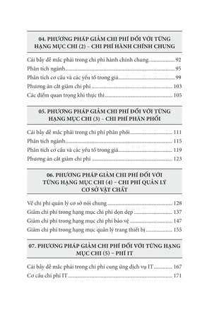 cắt giảm chi phí - quản lý kiểm soát và chuyển đổi phí thành lợi nhuận