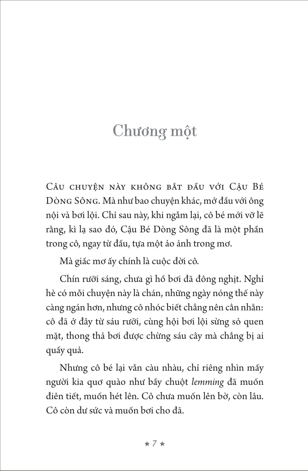 cậu bé dòng sông