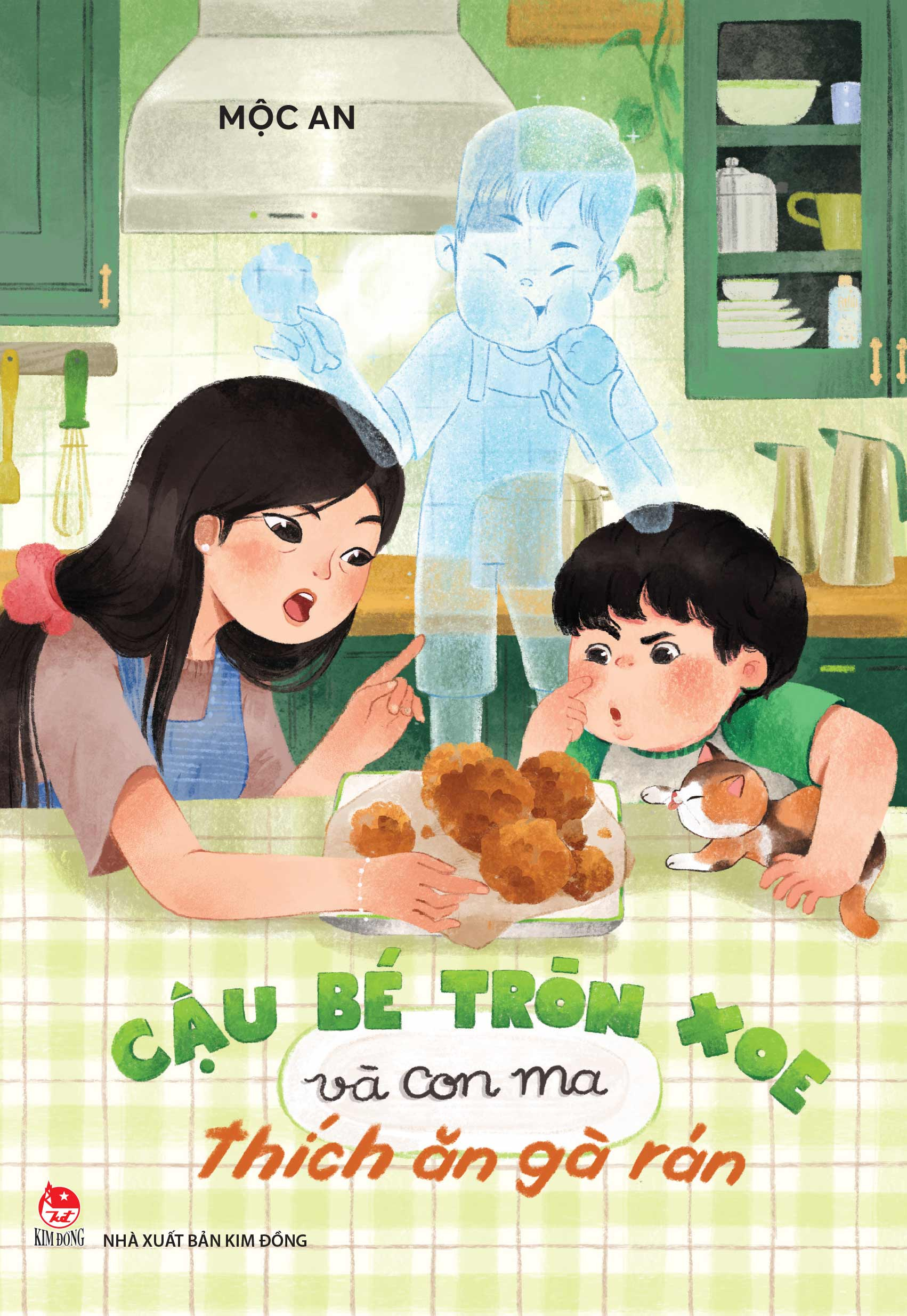 cậu bé tròn xoe và con ma thích ăn gà rán