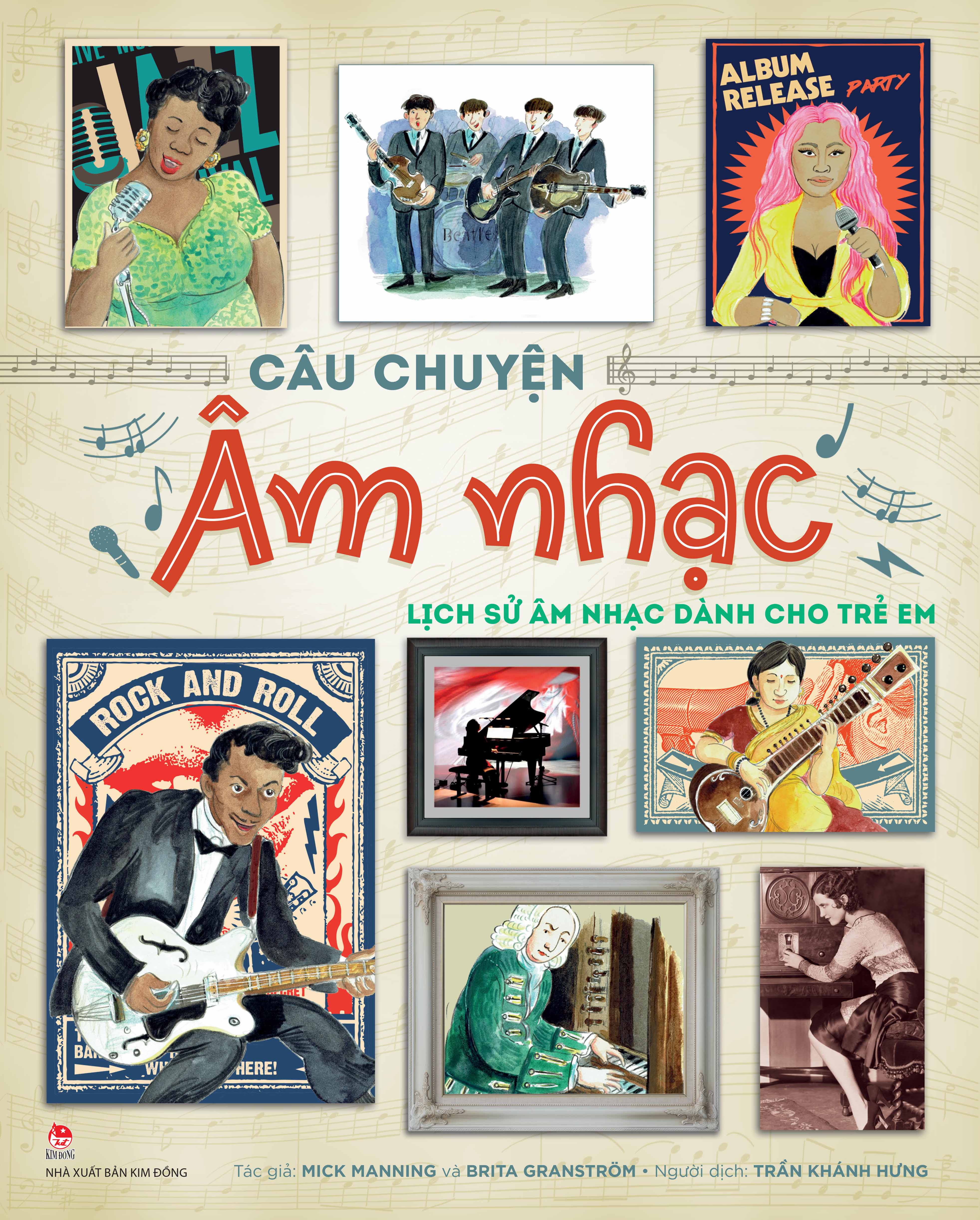 câu chuyện âm nhạc - lịch sử âm nhạc dành cho trẻ em - bìa cứng