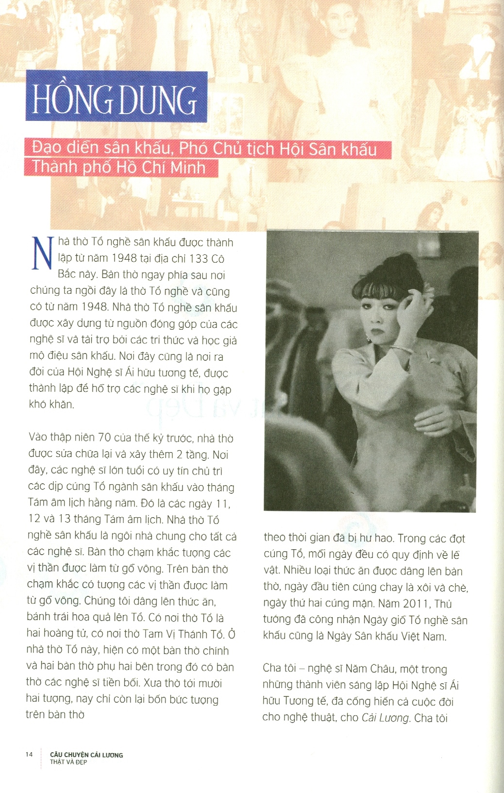 câu chuyện cải lương thật và đẹp