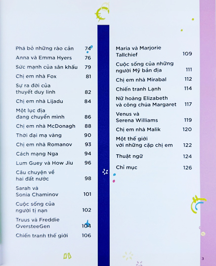 câu chuyện chị em - những cặp chị em phi thường trong lịch sử