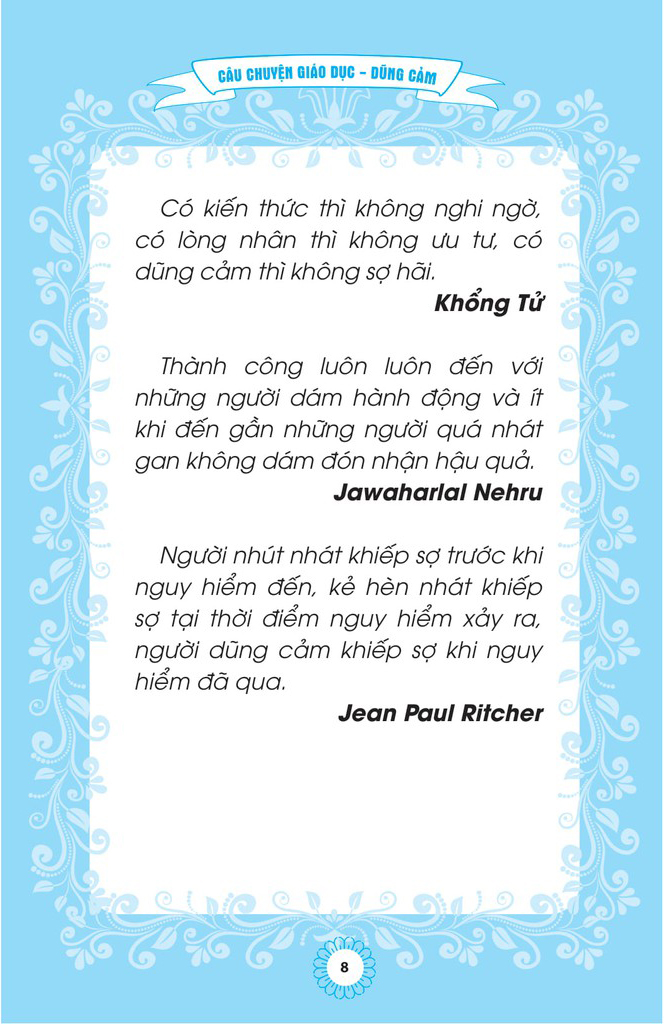 câu chuyện giáo dục - dũng cảm