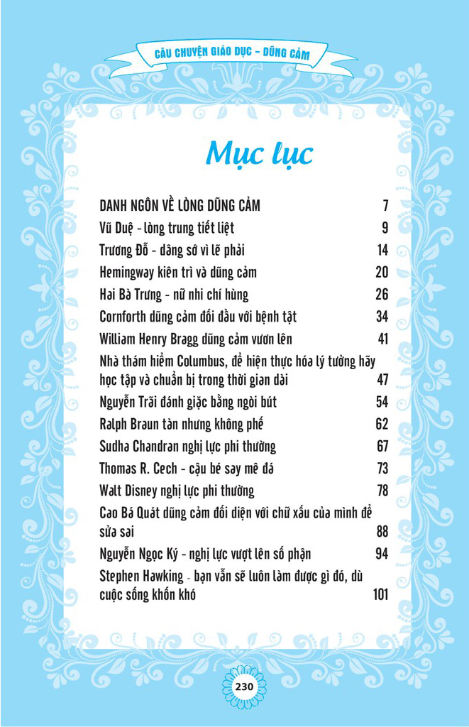 câu chuyện giáo dục - dũng cảm