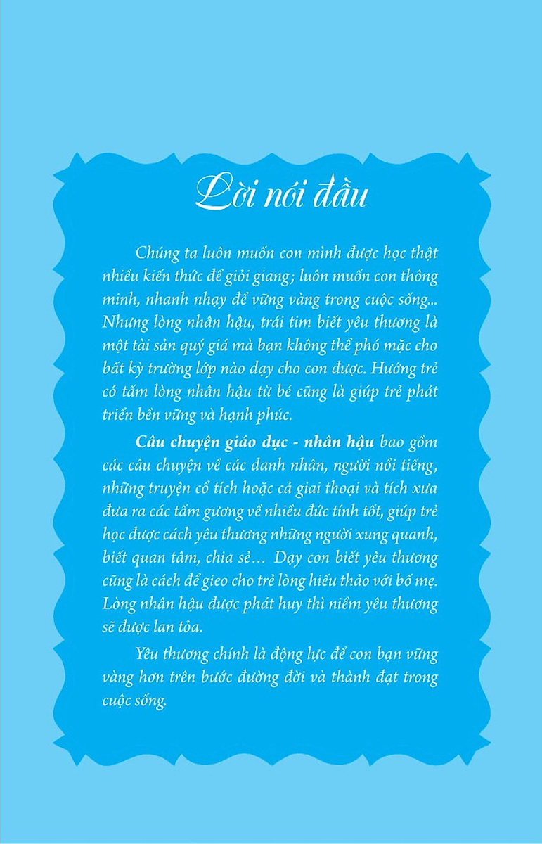 câu chuyện giáo dục - nhân hậu