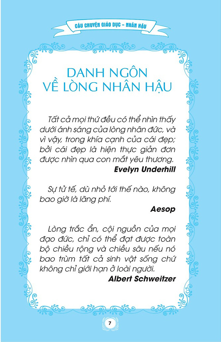 câu chuyện giáo dục - nhân hậu