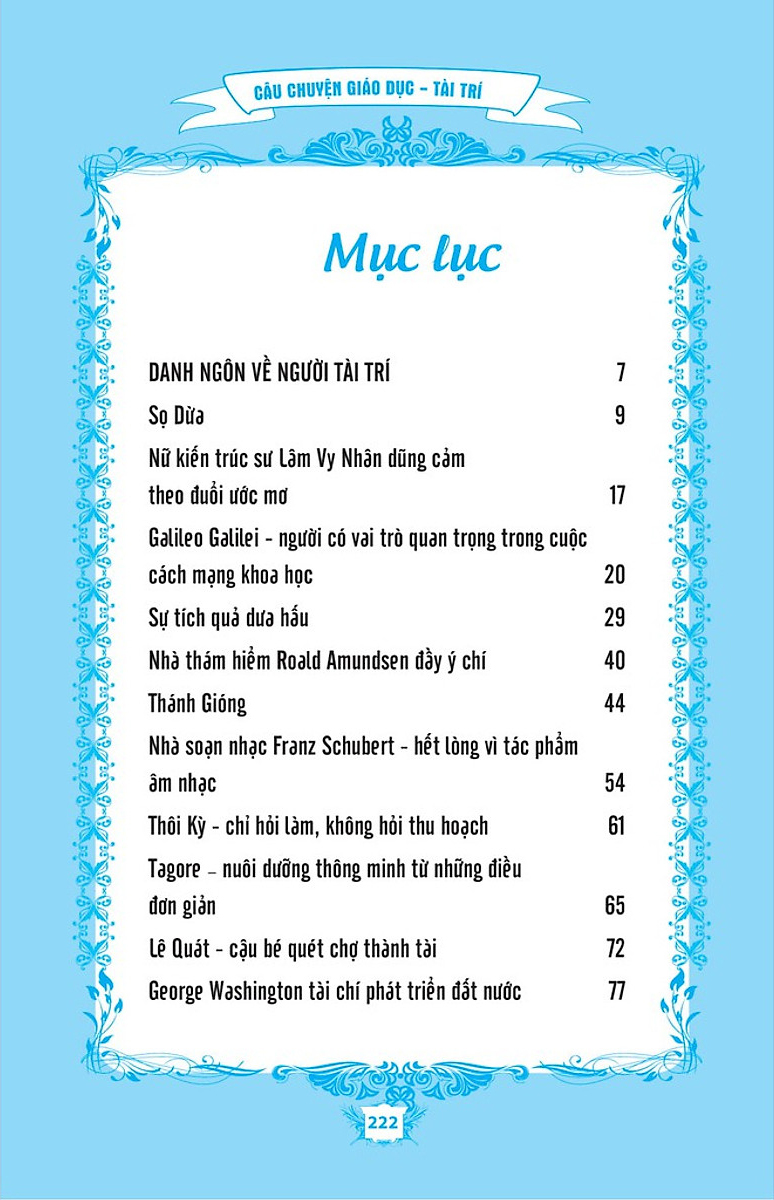 câu chuyện giáo dục - tài trí