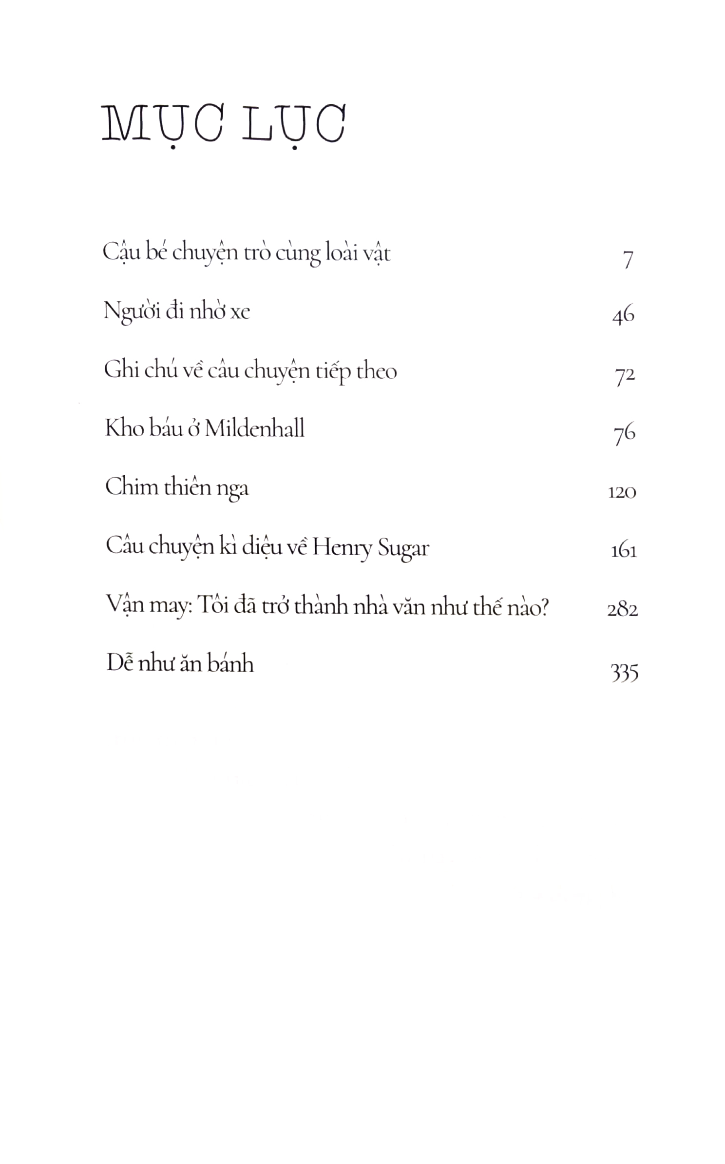 câu chuyện kì diệu về henry sugar và sáu chuyện khác (tái bản 2021)