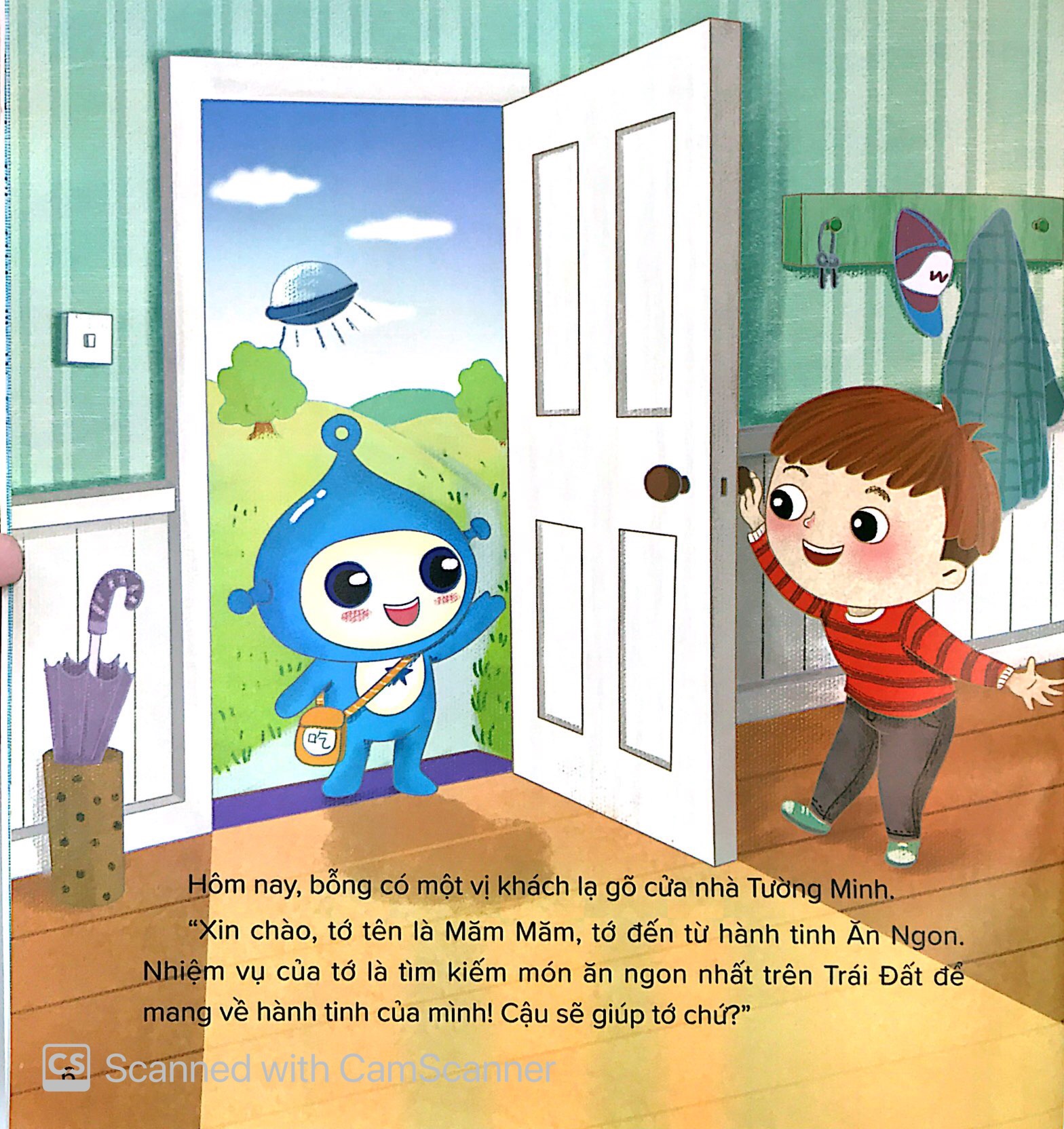 câu chuyện lớn khôn - vị khách lạ háu ăn