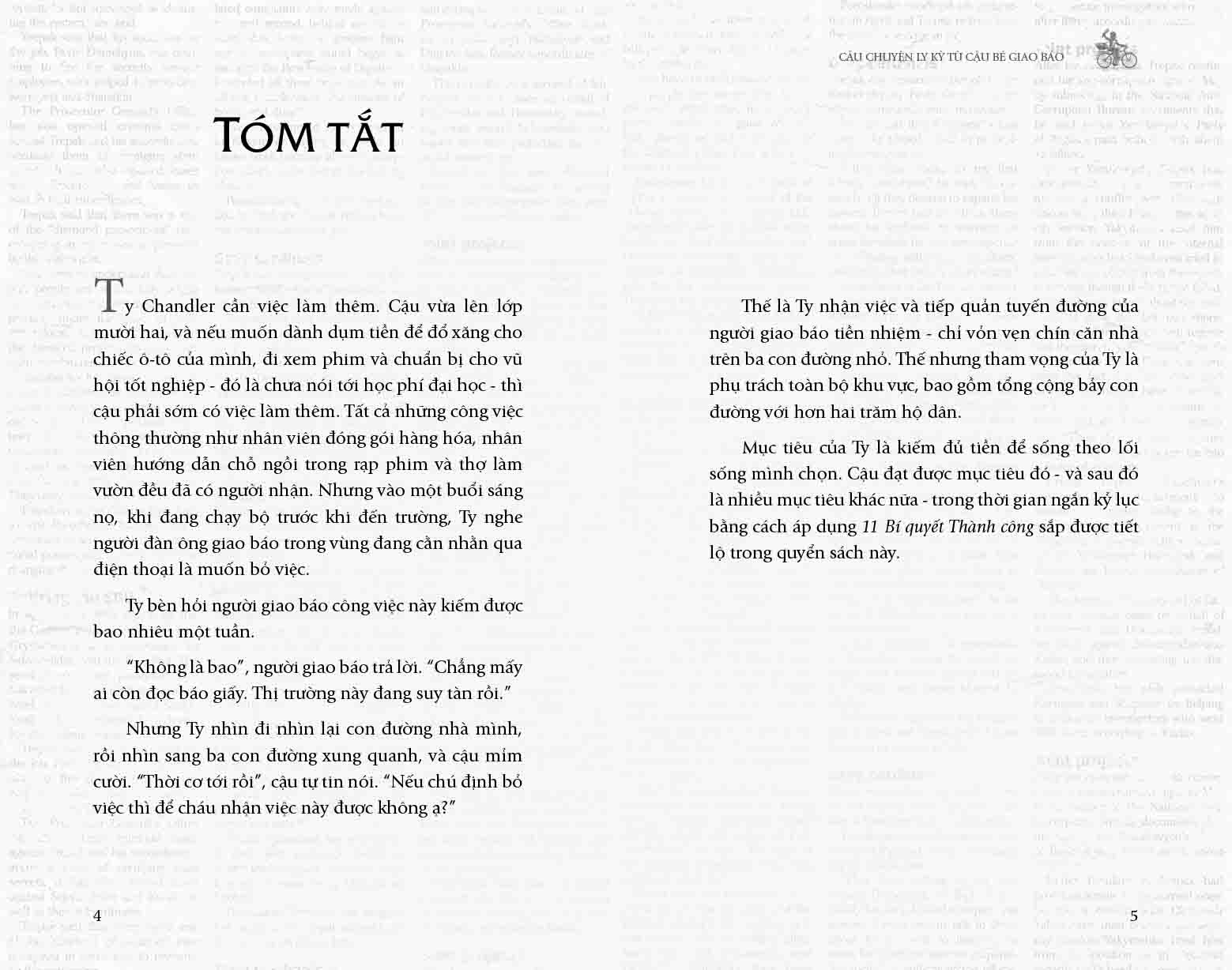 câu chuyện ly kỳ từ cậu bé giao báo