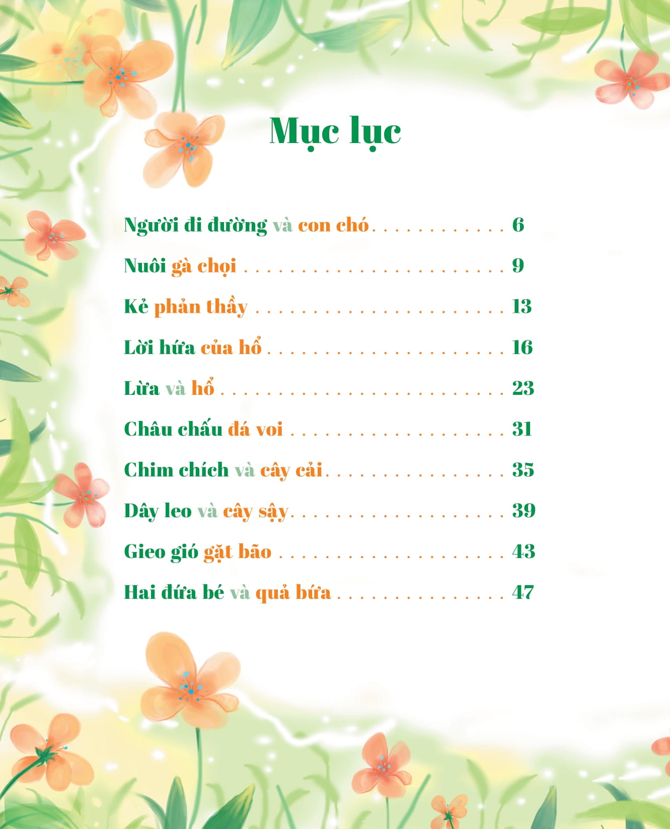 câu chuyện nhỏ bài học lớn - lời hứa của hổ