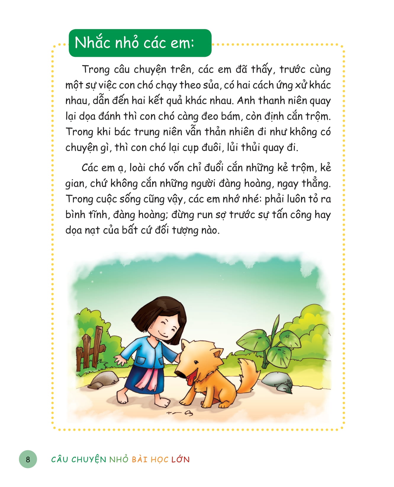 câu chuyện nhỏ bài học lớn - lời hứa của hổ