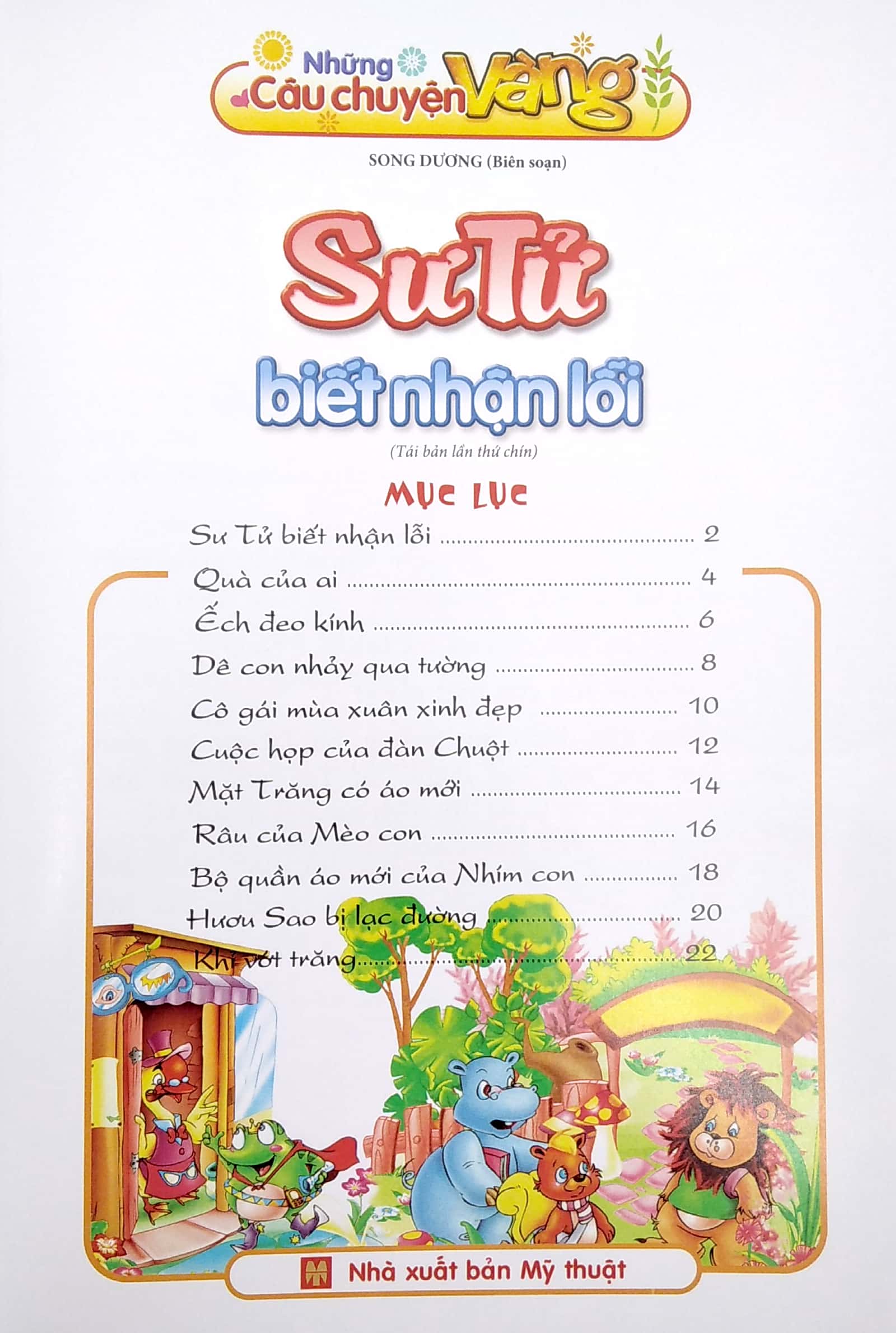 câu chuyện nhỏ bài học lớn - những câu chuyện vàng - sư tử biết nhận lỗi