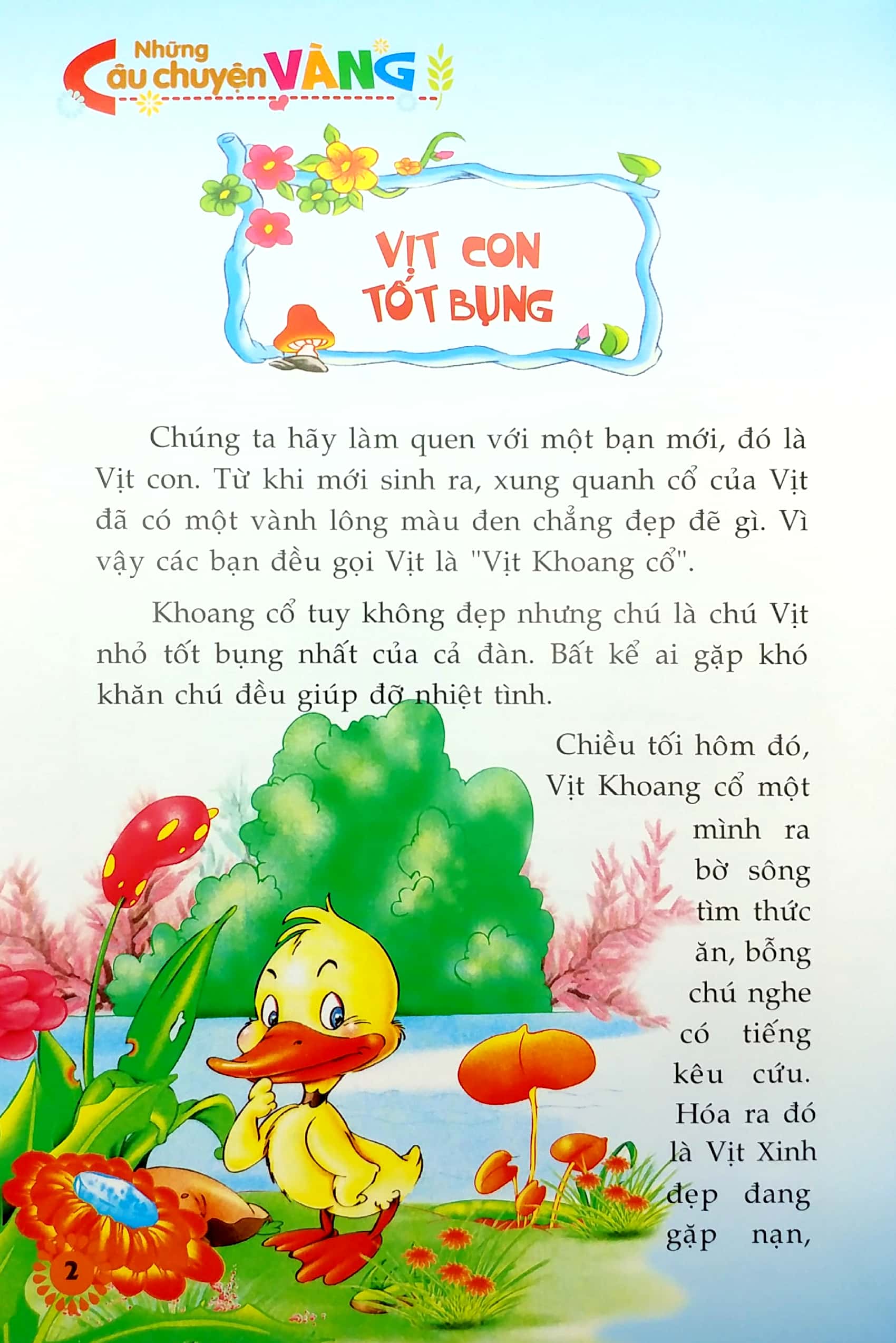 câu chuyện nhỏ bài học lớn - những câu chuyện vàng - vịt con tốt bụng