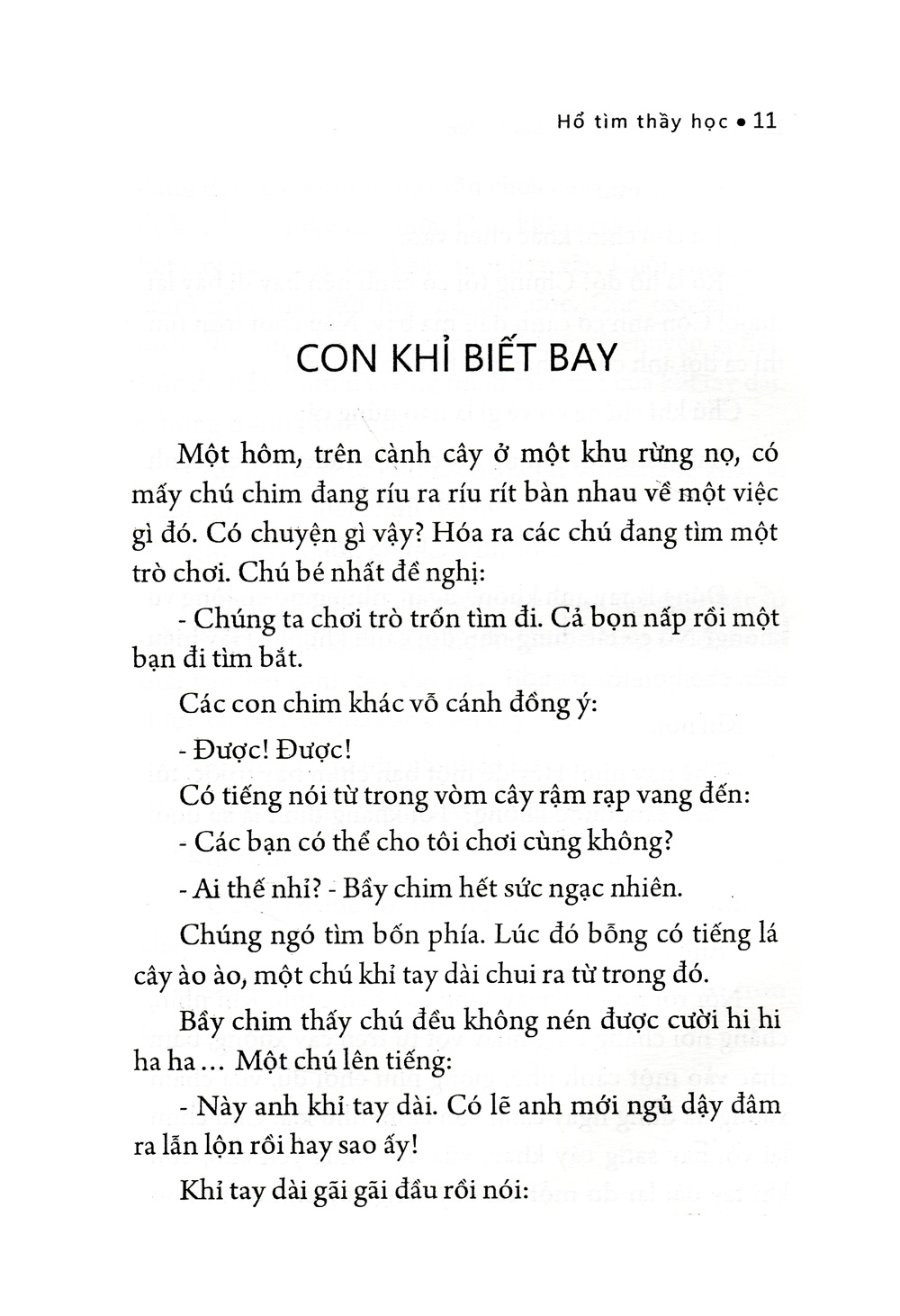 câu chuyện nhỏ giá trị lớn - hổ tìm thầy học