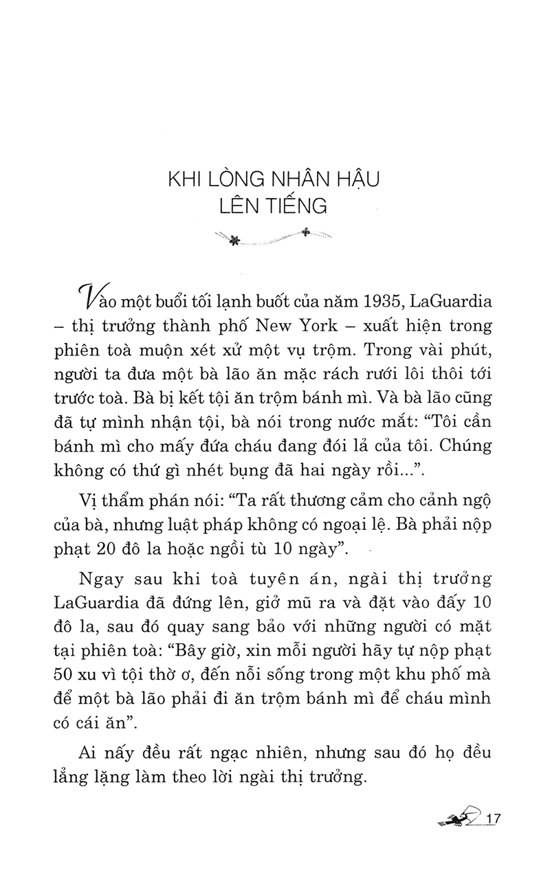 câu chuyện nhỏ, hàm ý lớn