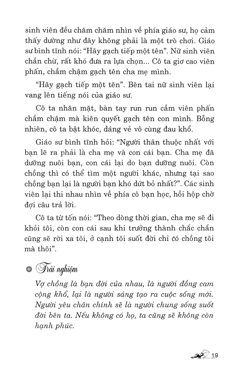 câu chuyện nhỏ, hàm ý lớn