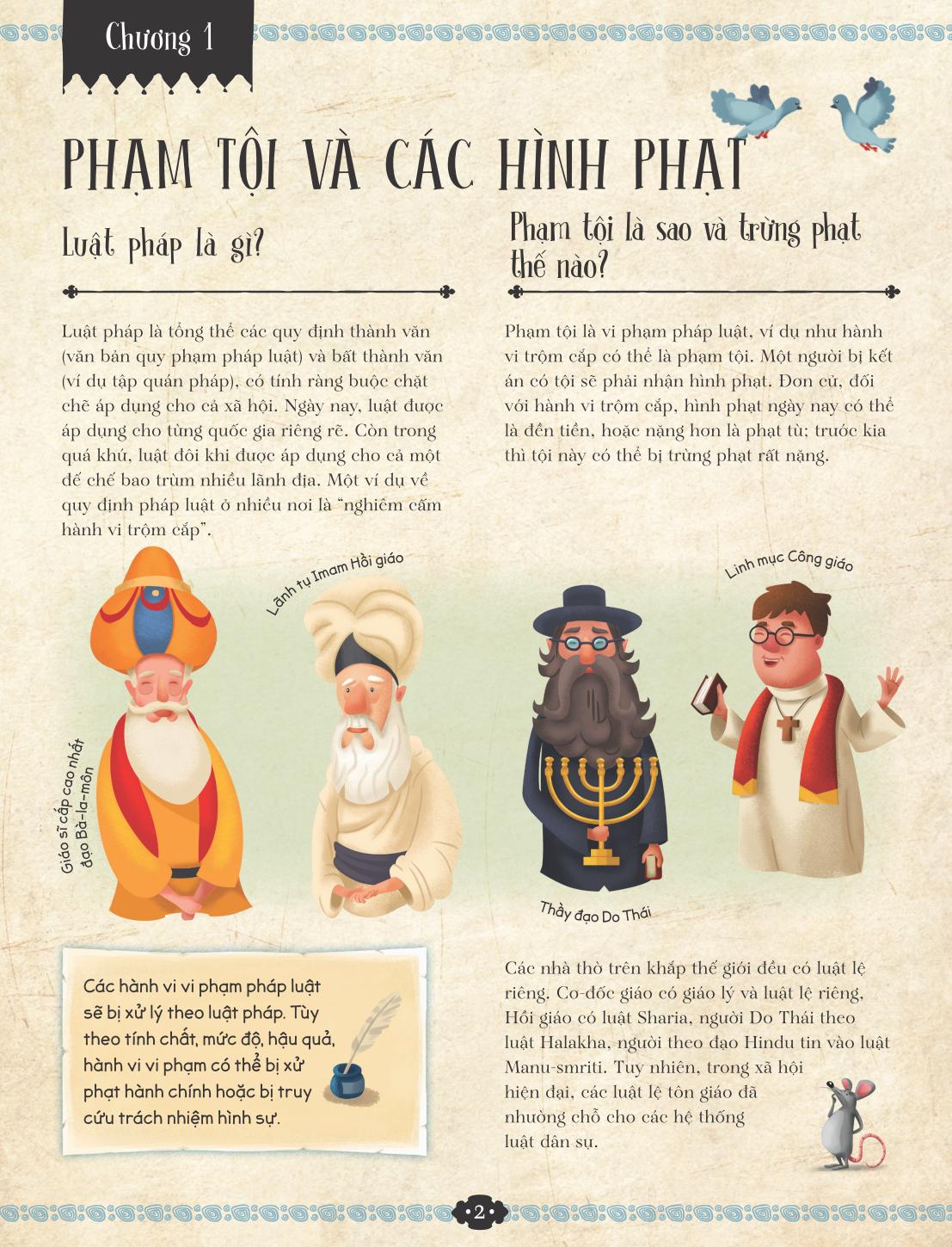 câu chuyện pháp luật và hình phạt theo dòng thời gian