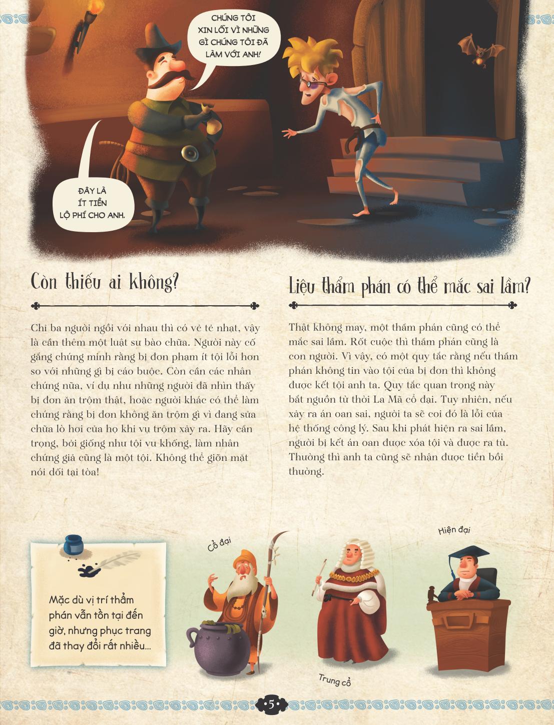 câu chuyện pháp luật và hình phạt theo dòng thời gian