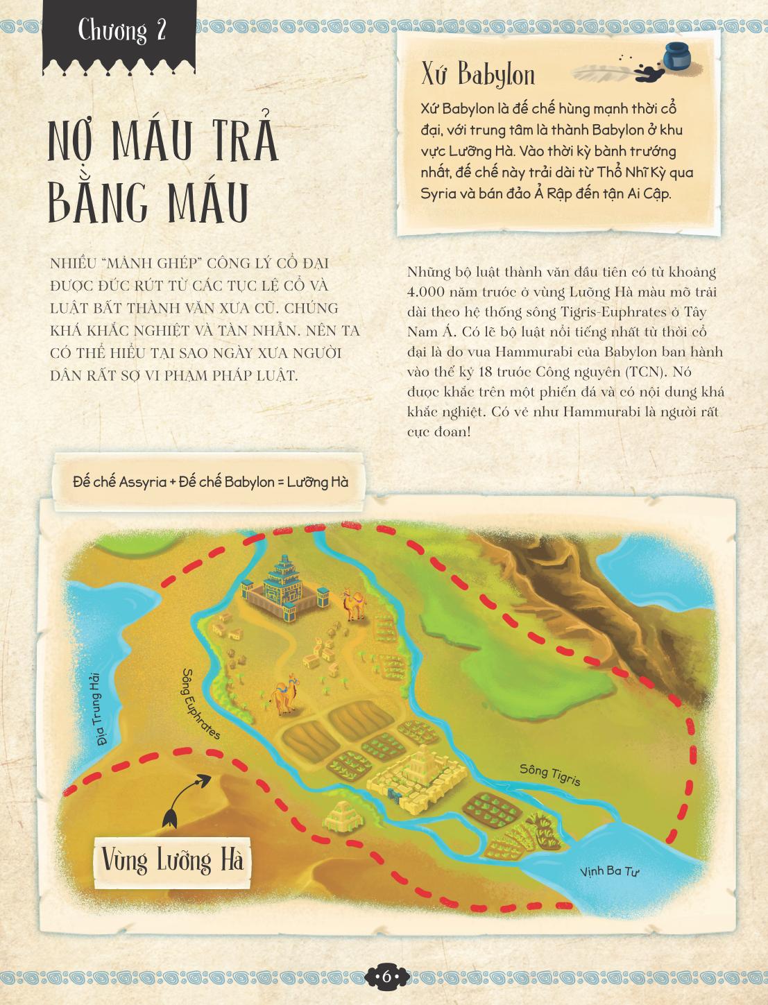 câu chuyện pháp luật và hình phạt theo dòng thời gian