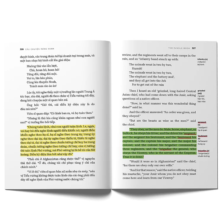 Cau Chuyen Rung Xanh - The Jungle Book - Song Ngu Viet-Anh