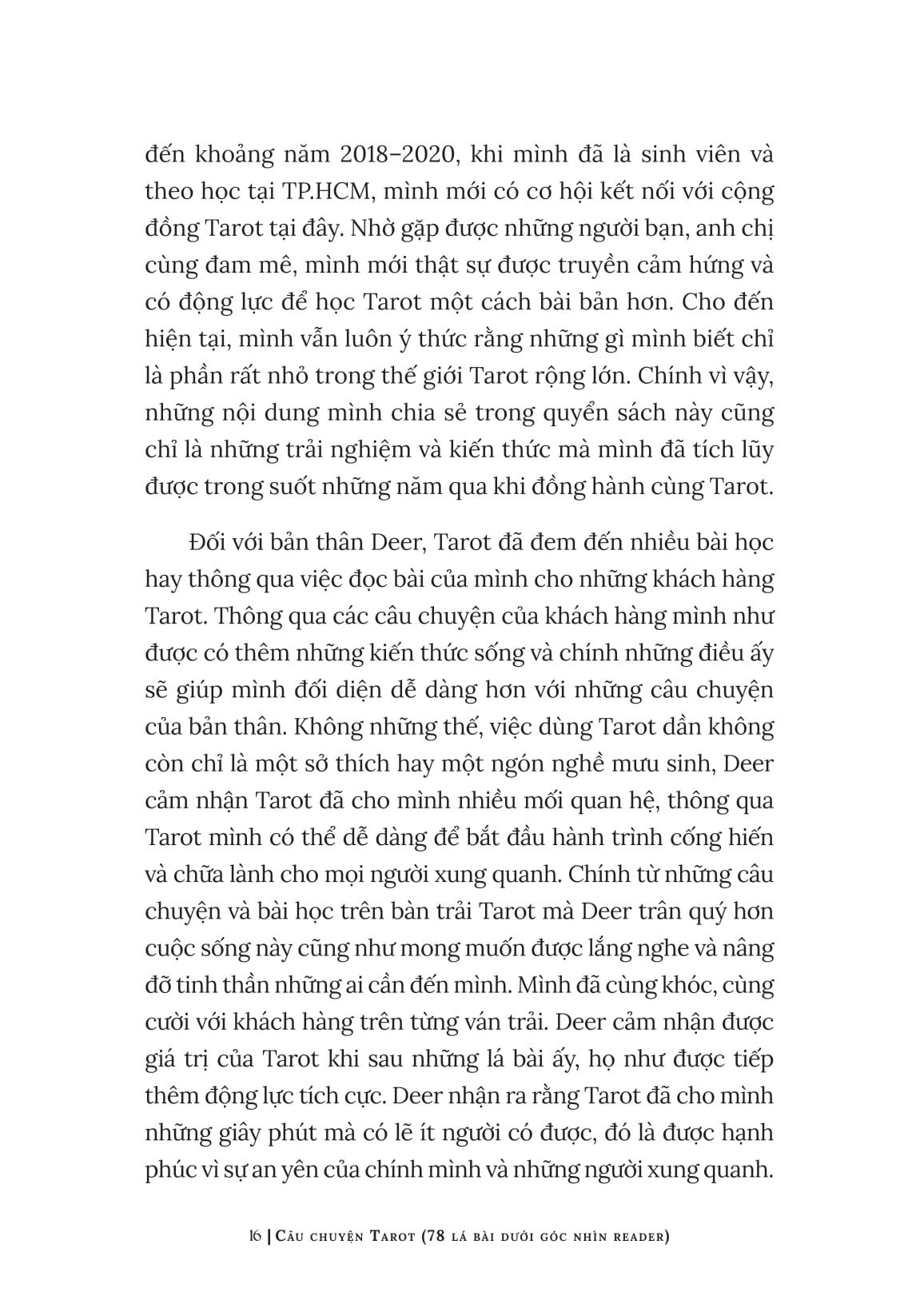 Cau Chuyen Tarot -	78 La Bai Duoi Goc Nhin Reader - Tang Kem Bookmark 2 Mat