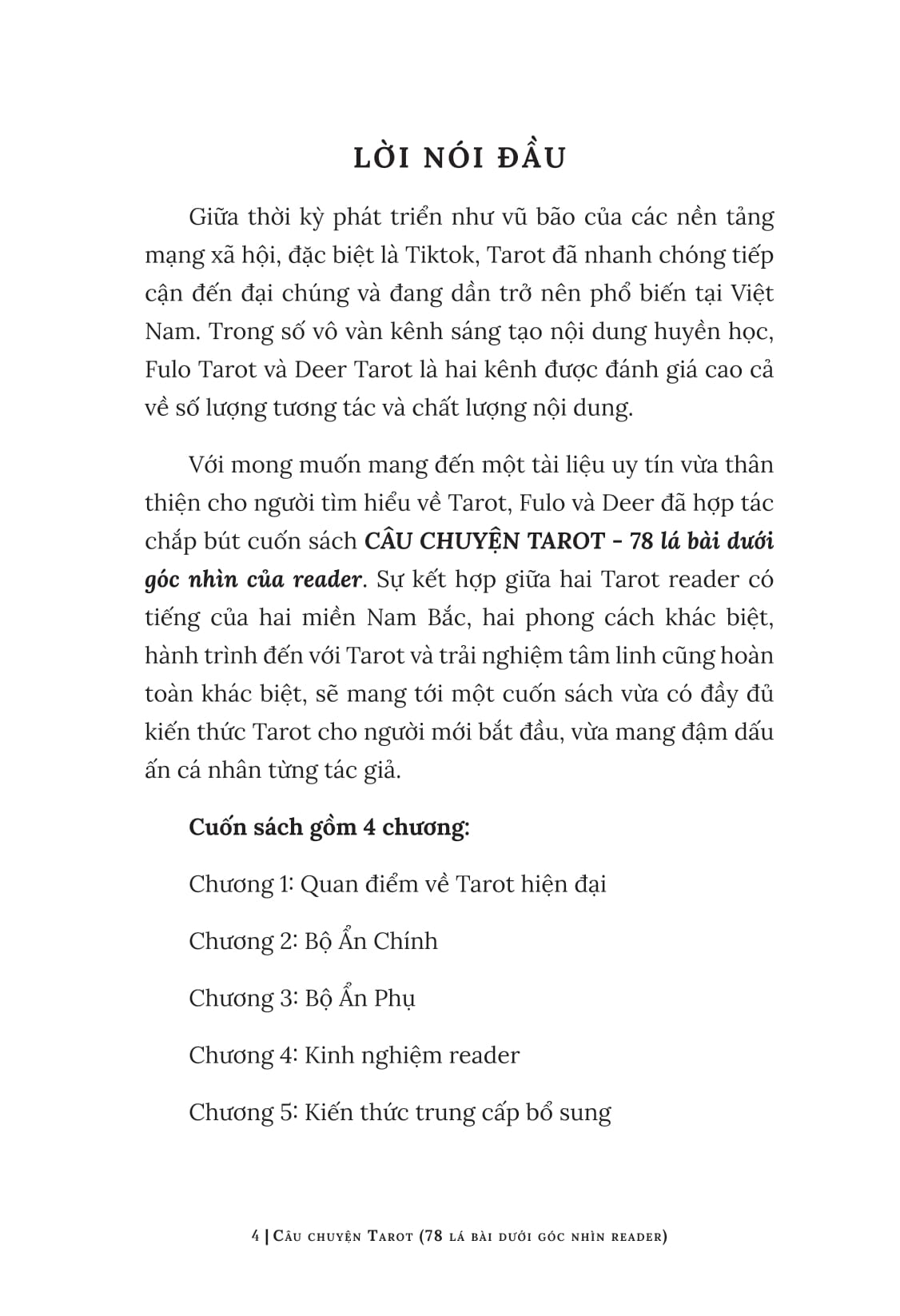 Cau Chuyen Tarot -	78 La Bai Duoi Goc Nhin Reader - Tang Kem Bookmark 2 Mat