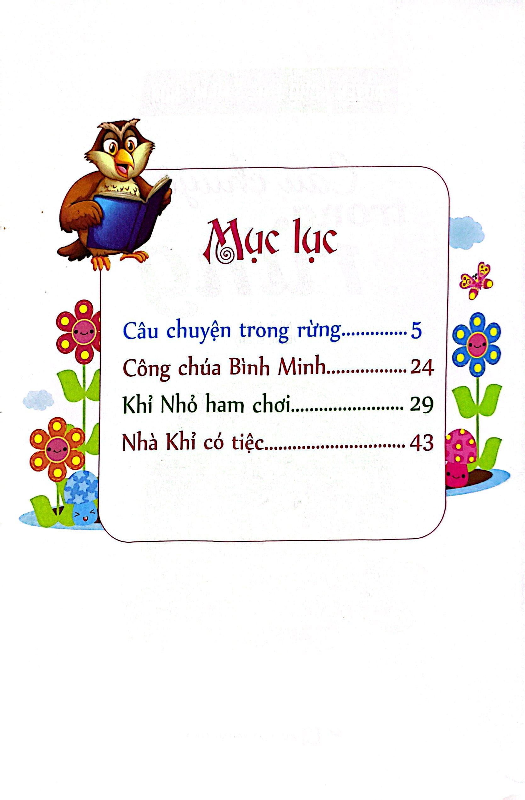 câu chuyện trong rừng - truyện cho bé mầm non