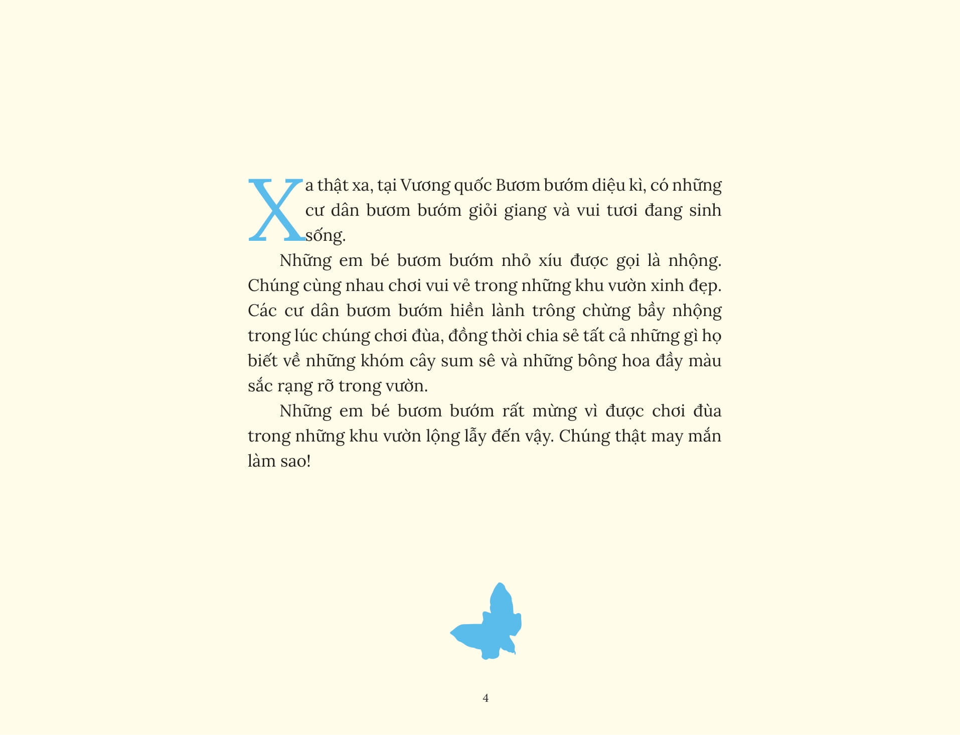 câu chuyện về những em bé bươm bướm
