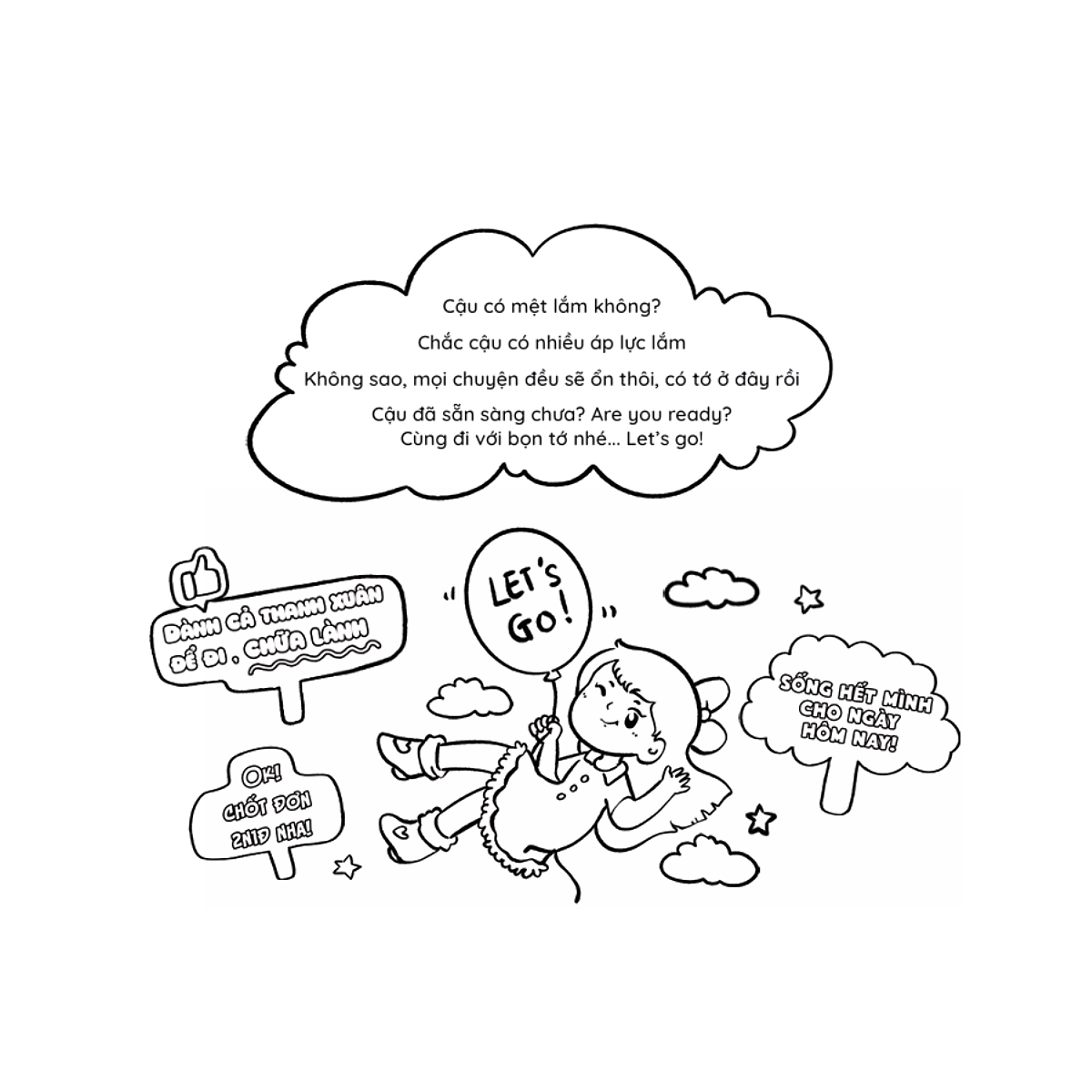 cậu có muốn đi chữa lành cùng tớ không?