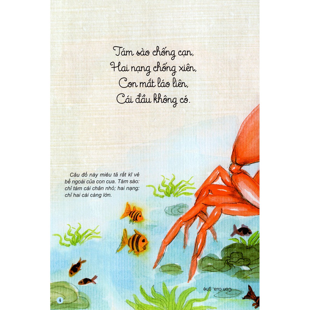 câu đố dân gian bằng tranh - loài vật (tái bản 2019)