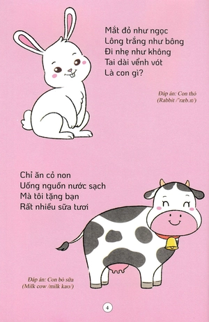 câu đố dân gian - động vật và thực vật (dành cho bé từ 3-6 tuổi)