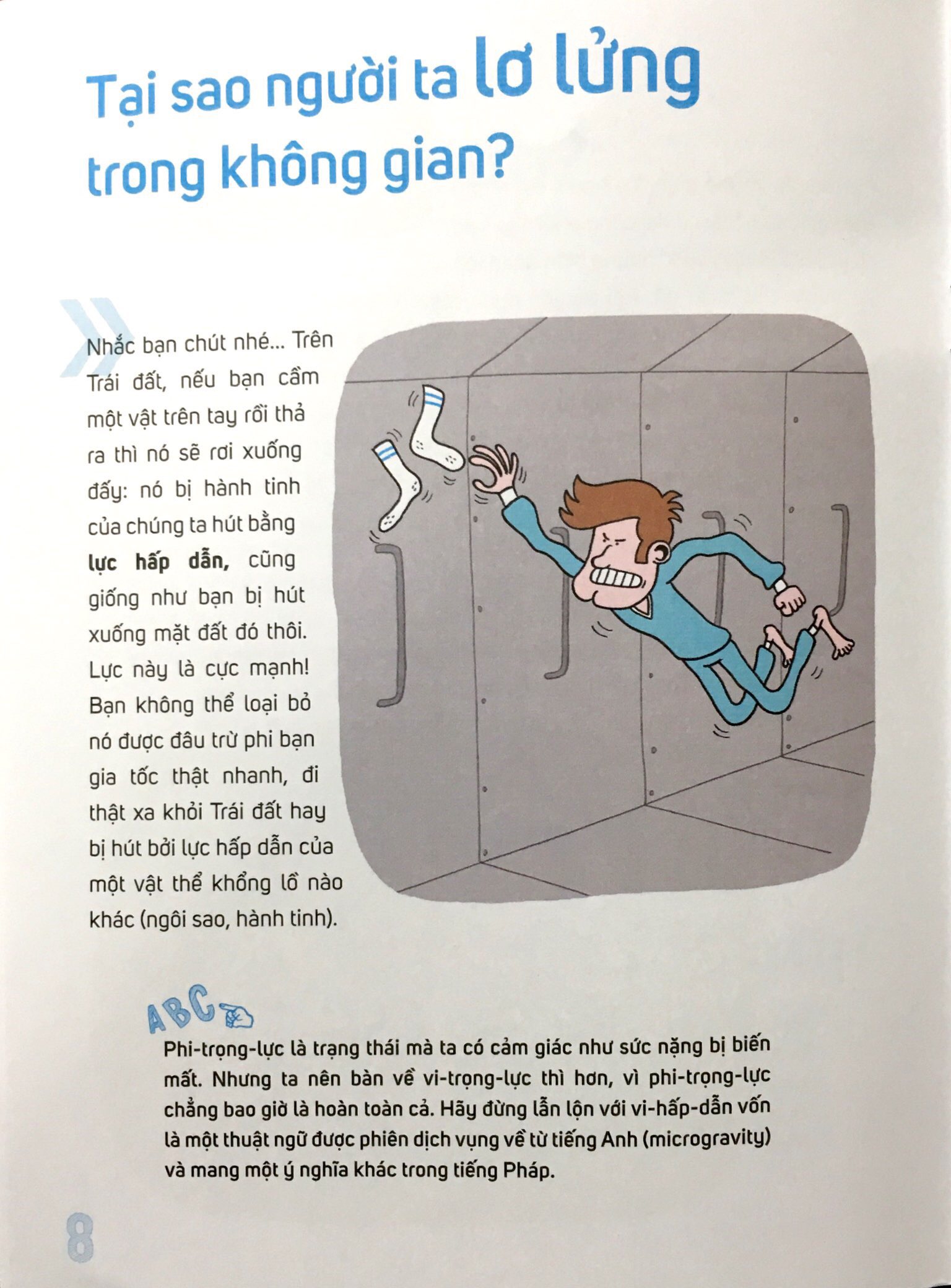 câu hỏi to câu hỏi bé - đi tè trong không gian