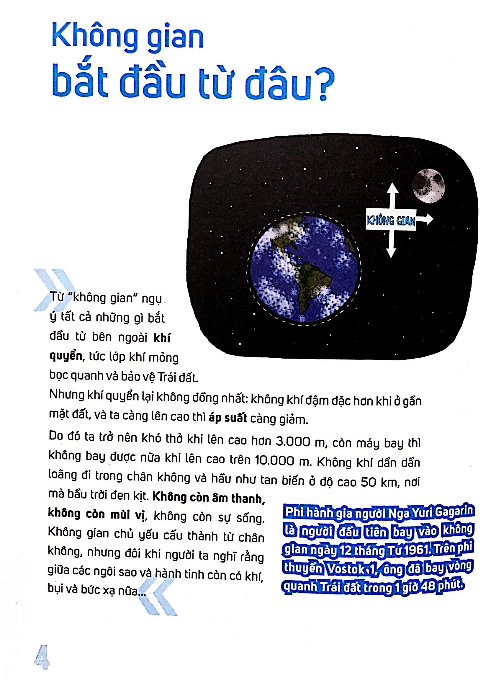 câu hỏi to câu hỏi bé - đi tè trong không gian