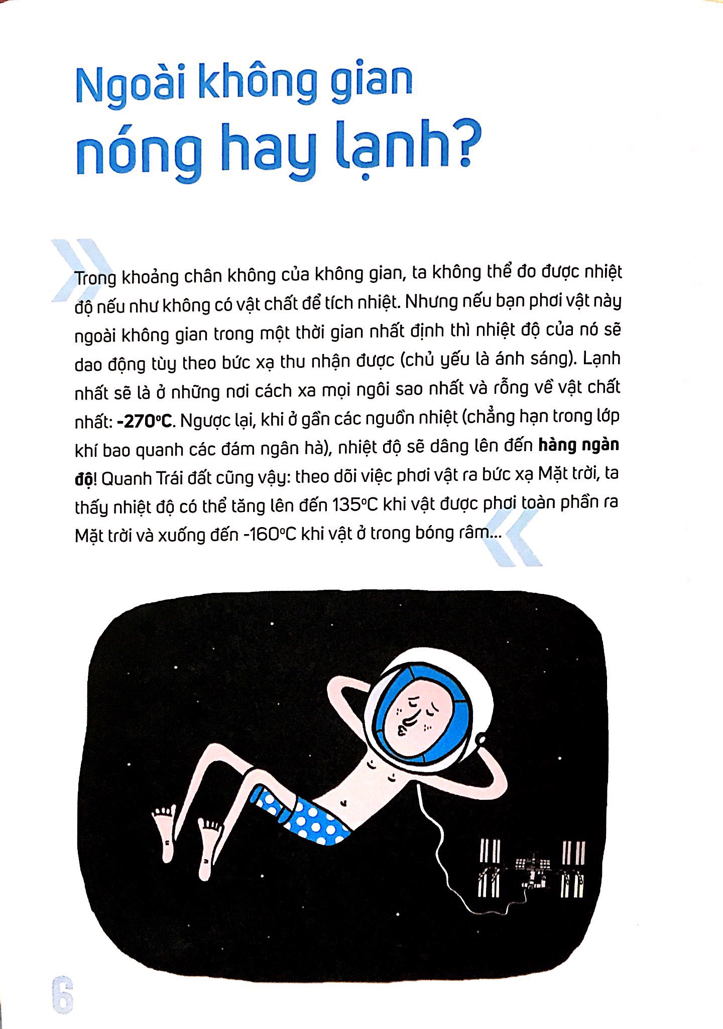 câu hỏi to câu hỏi bé - đi tè trong không gian