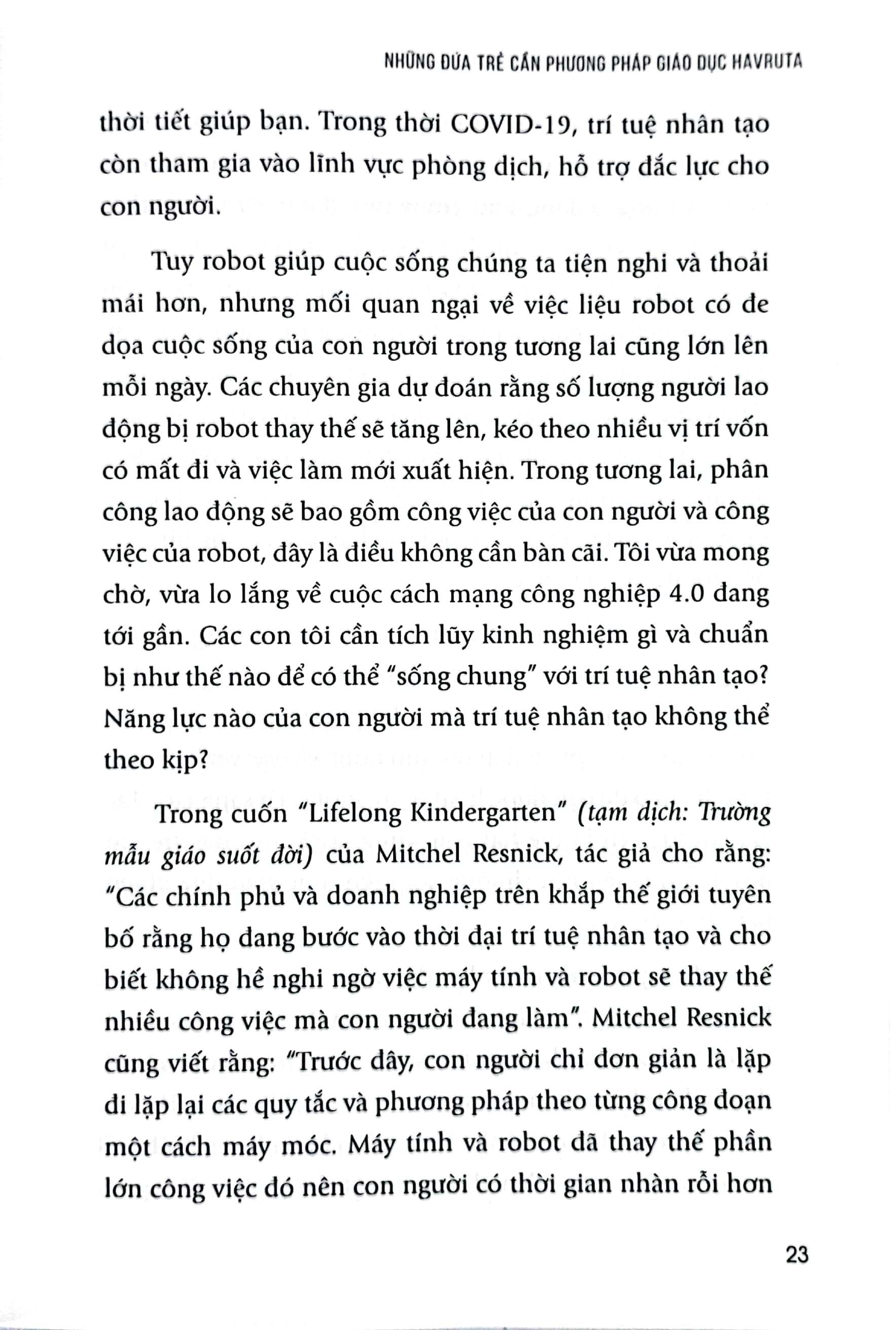 câu hỏi vĩ đại thay đổi con tôi - havruta