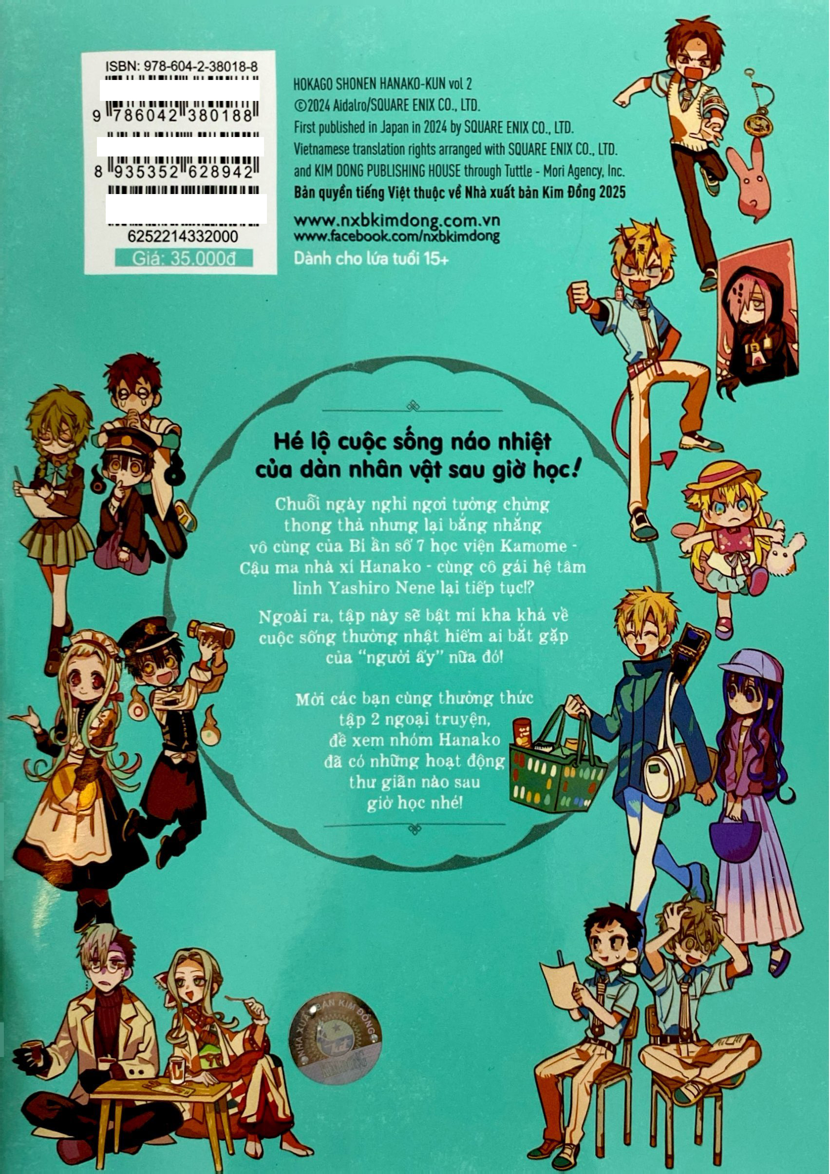 "Cau" Ma Nha Xi Hanako - Sau Gio Hoc - Tap 2 (Tai Ban 2025)