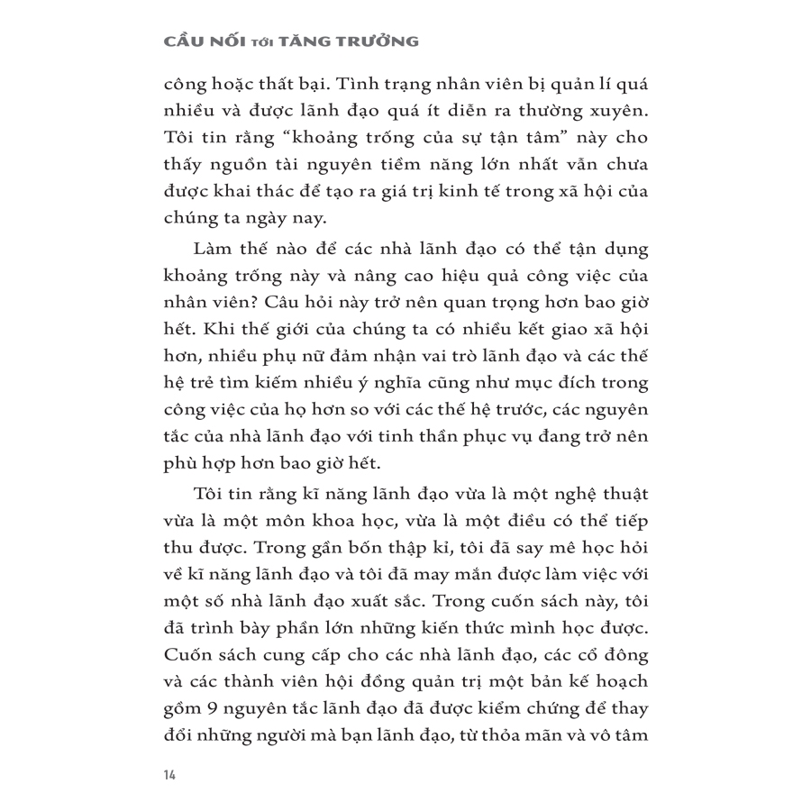 cầu nối tới tăng trưởng