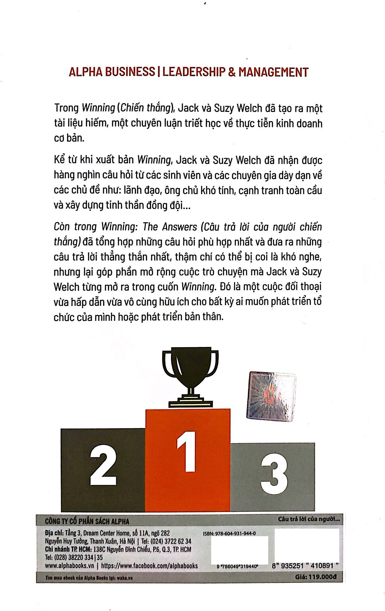 câu trả lời của người chiến thắng