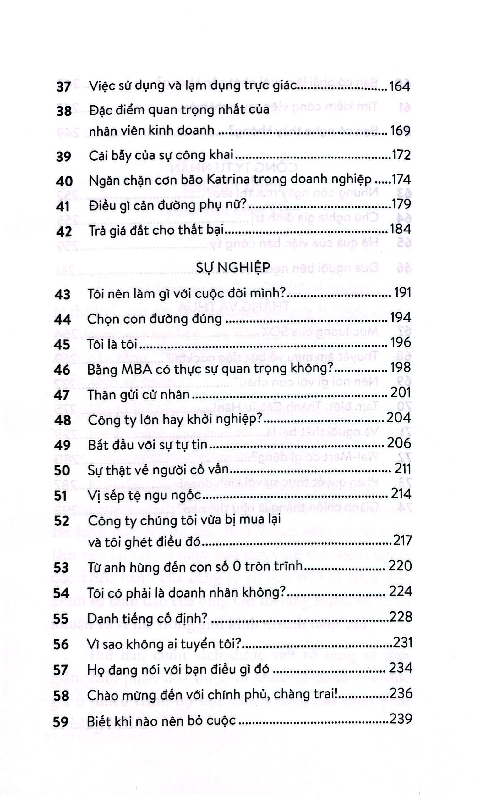 câu trả lời của người chiến thắng