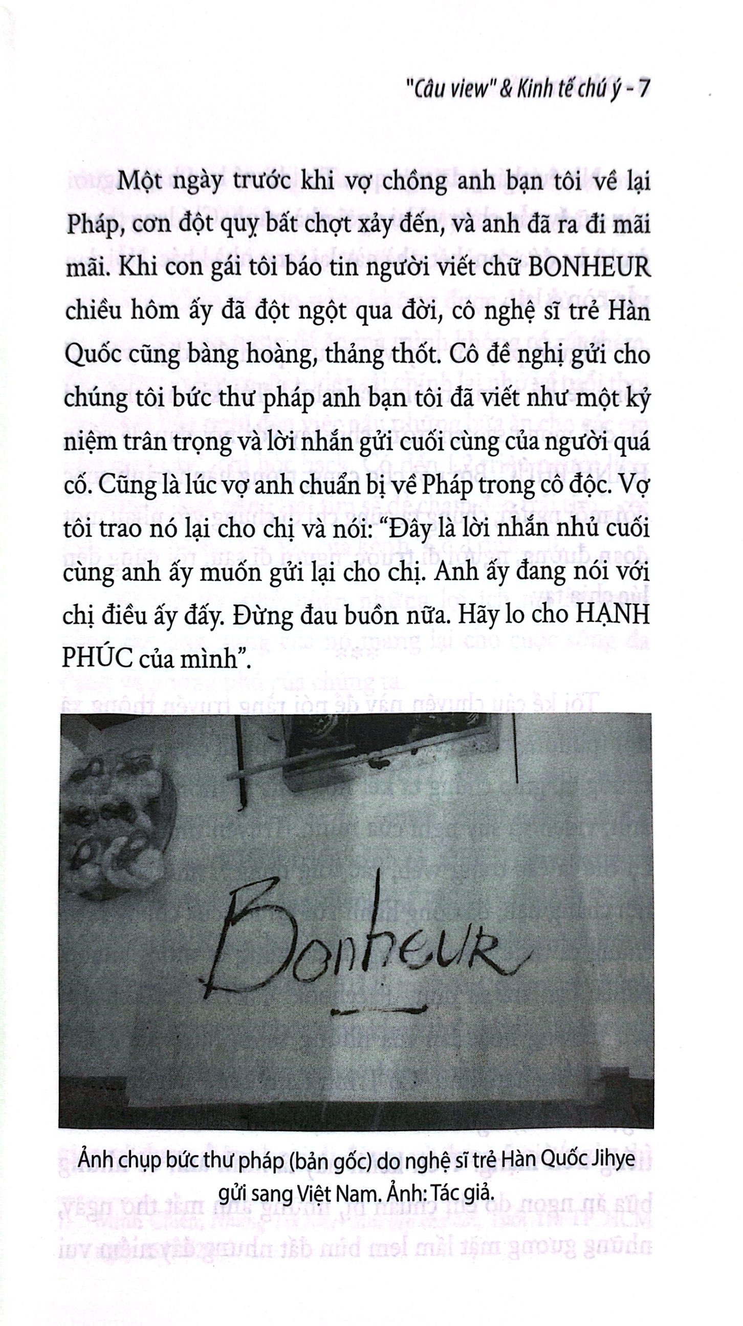 câu view và kinh tế chú ý