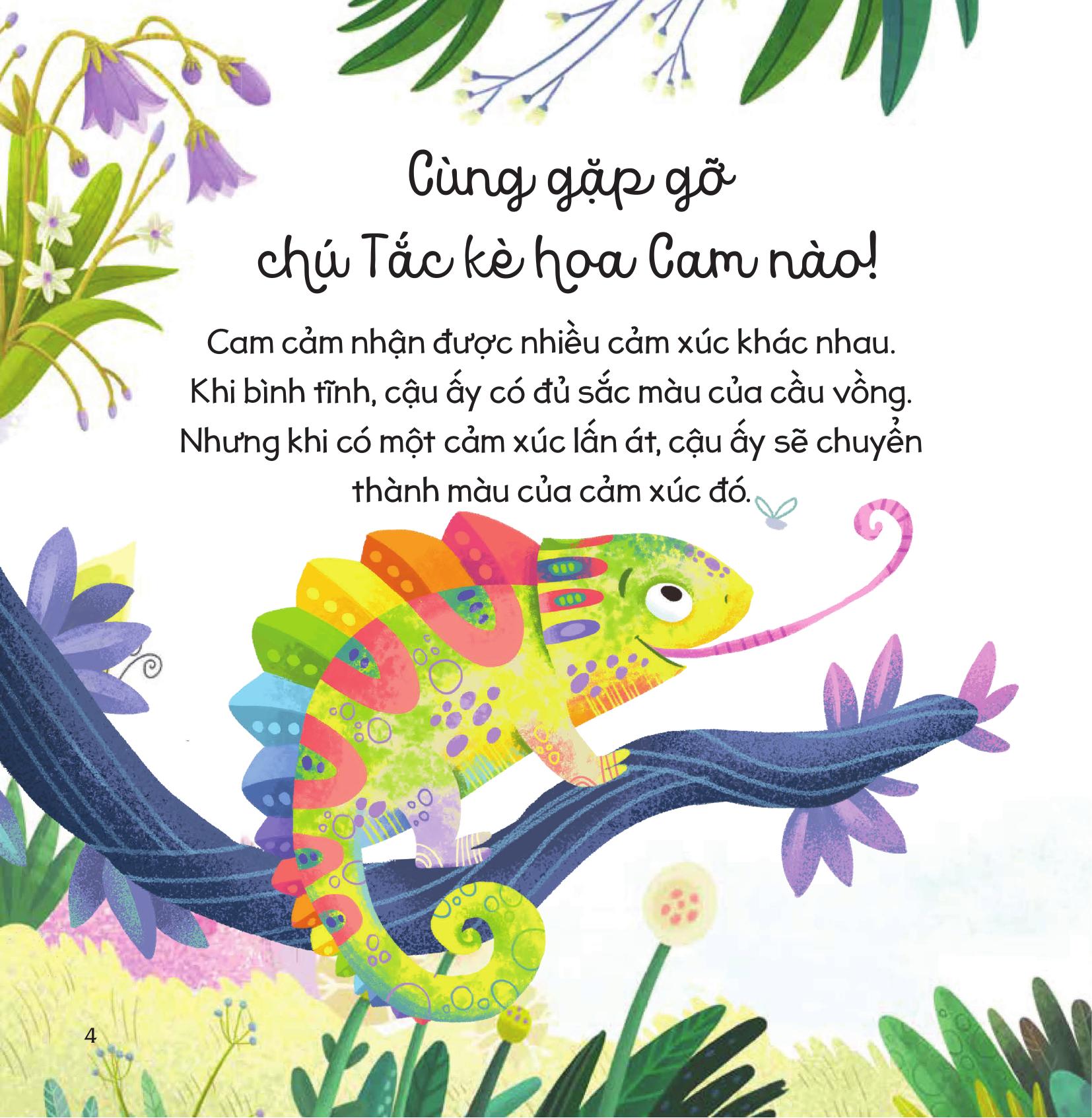 cầu vồng cảm xúc - giúp bé dễ dàng thấu hiểu các cảm xúc thông qua màu sắc - đối mặt với những nỗi sợ