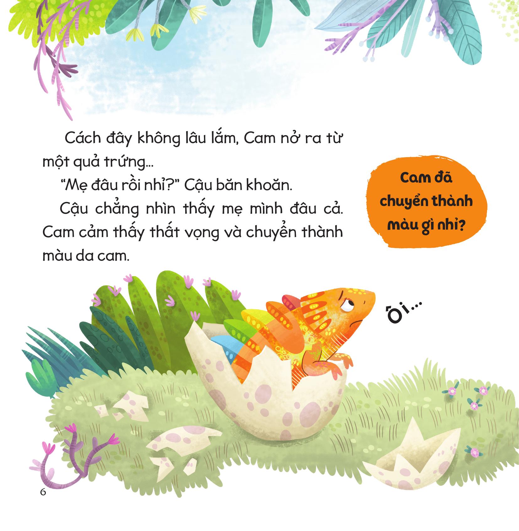 cầu vồng cảm xúc - giúp bé dễ dàng thấu hiểu các cảm xúc thông qua màu sắc - đối mặt với những nỗi sợ