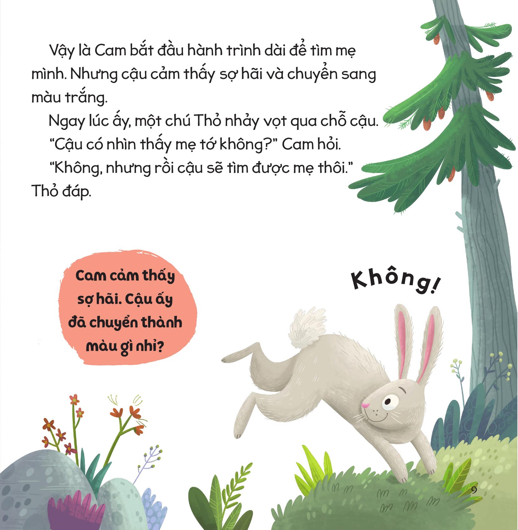 cầu vồng cảm xúc - giúp bé dễ dàng thấu hiểu các cảm xúc thông qua màu sắc - đối mặt với những nỗi sợ