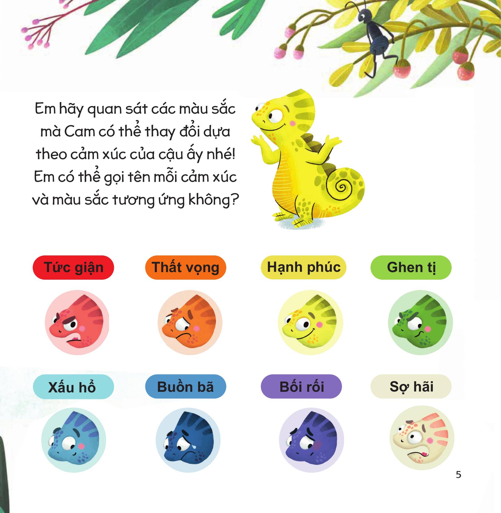 cầu vồng cảm xúc - giúp bé dễ dàng thấu hiểu các cảm xúc thông qua màu sắc - học cách kết bạn