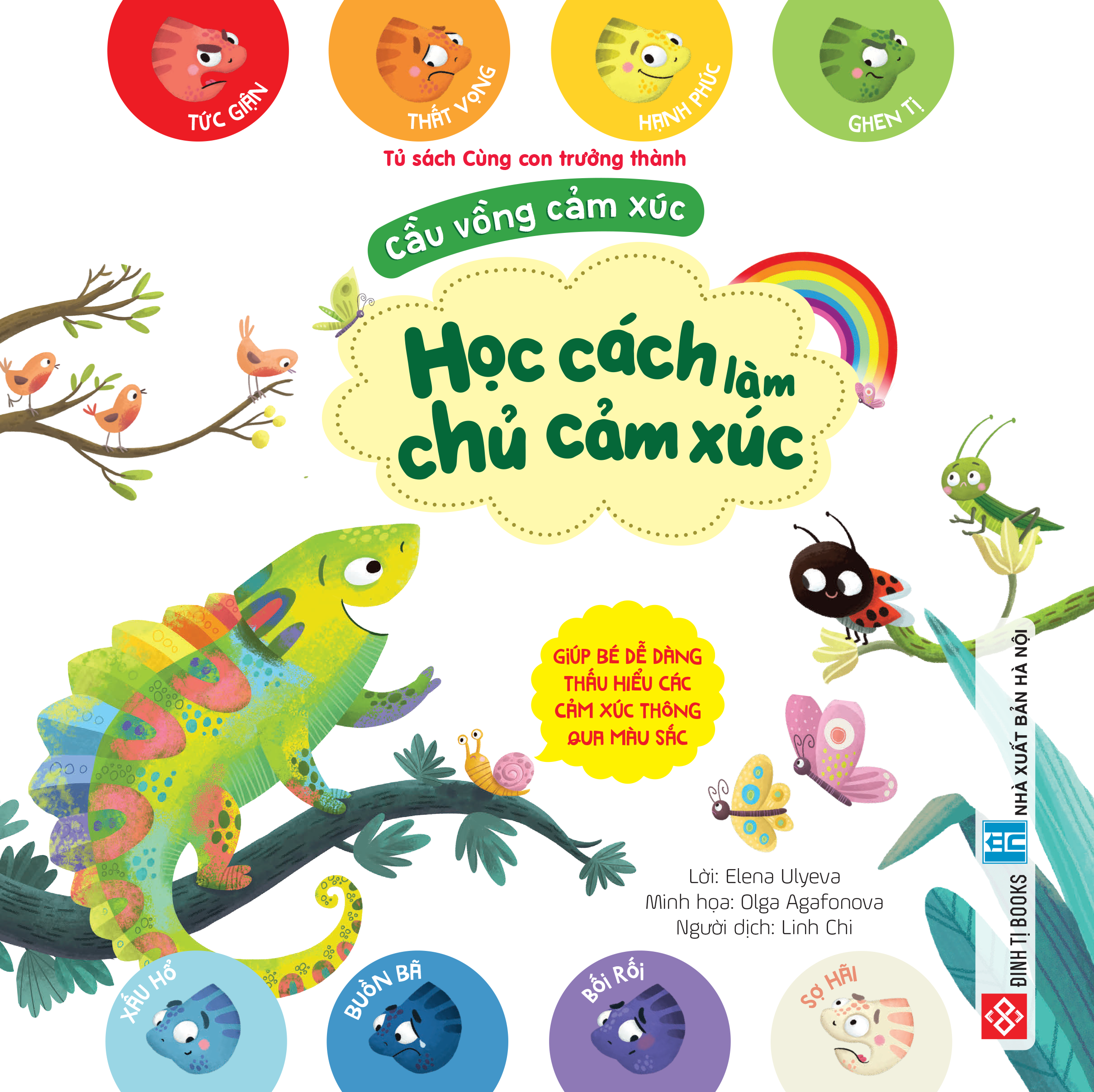 cầu vồng cảm xúc - giúp bé dễ dàng thấu hiểu các cảm xúc thông qua màu sắc - học cách làm chủ cảm xúc